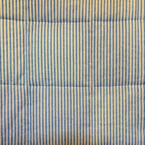 Close up of Janice's quilt back