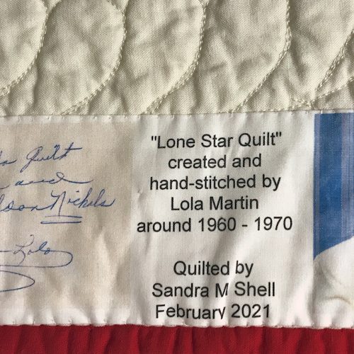 Lola's Lone Star Quilt