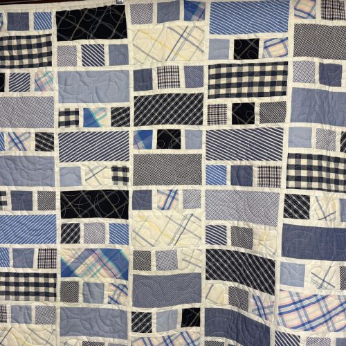 Closeup of Don's quilt
