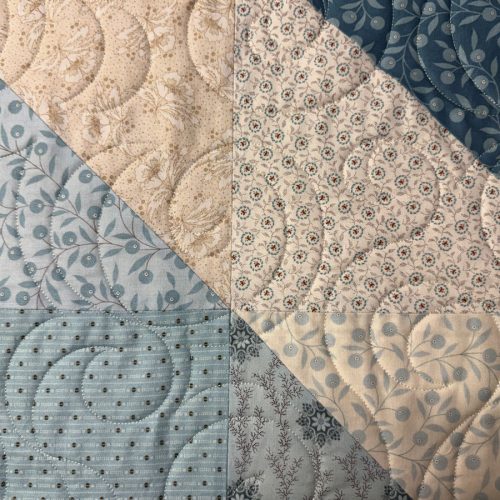 Close up of Blues Quilt