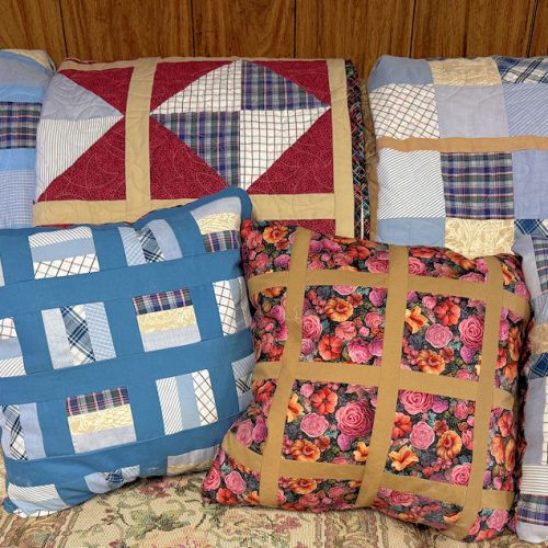 Bonnie's Pillows and throws