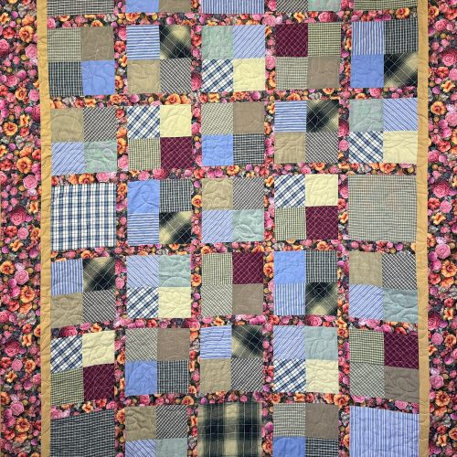 Bonnies throw size quilt