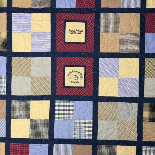 Close up of Cheryl's crab quilt