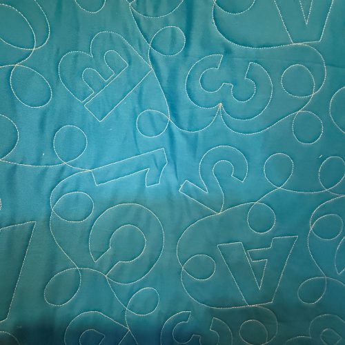 Back of larger baby quilt