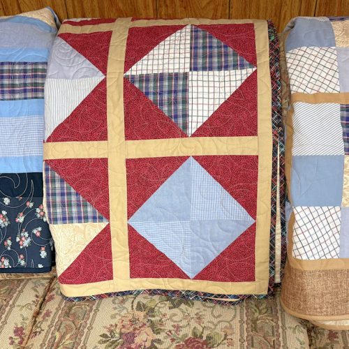 Three quilts for Bonnie